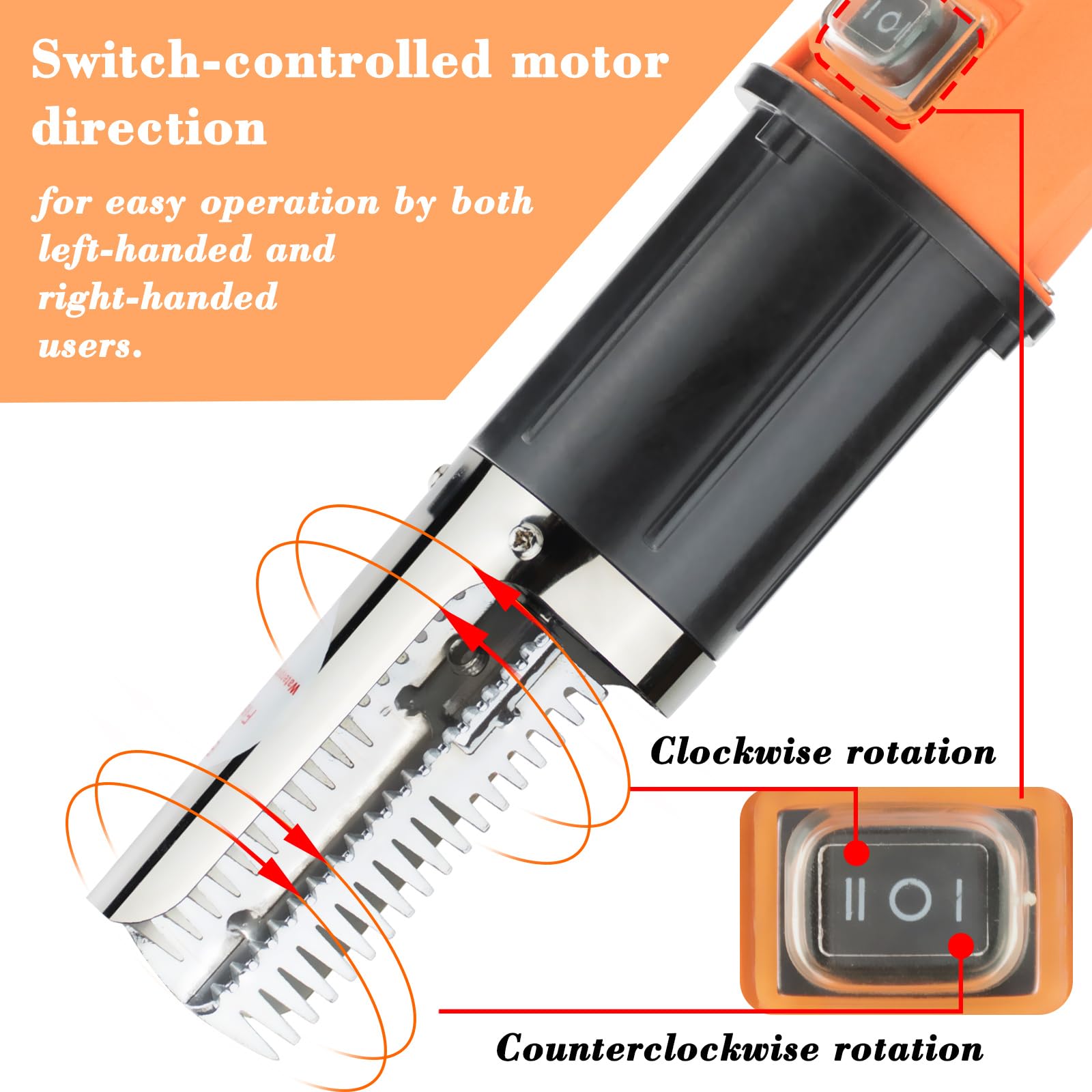 ROEDEER, control de dirección para mayor manejo durante la limpieza.