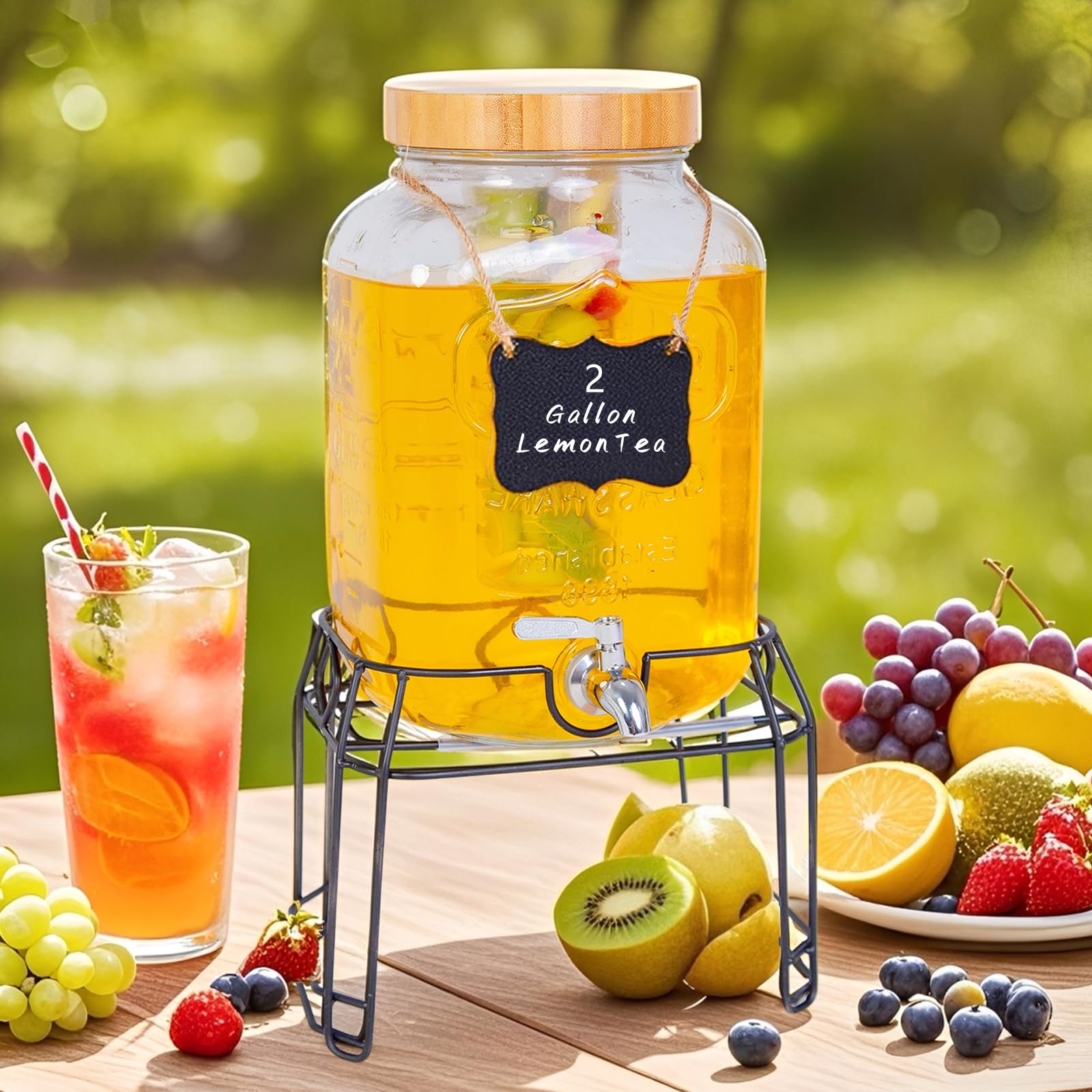 Roemey dispensador versátil para bebidas frías y té helado al aire libre