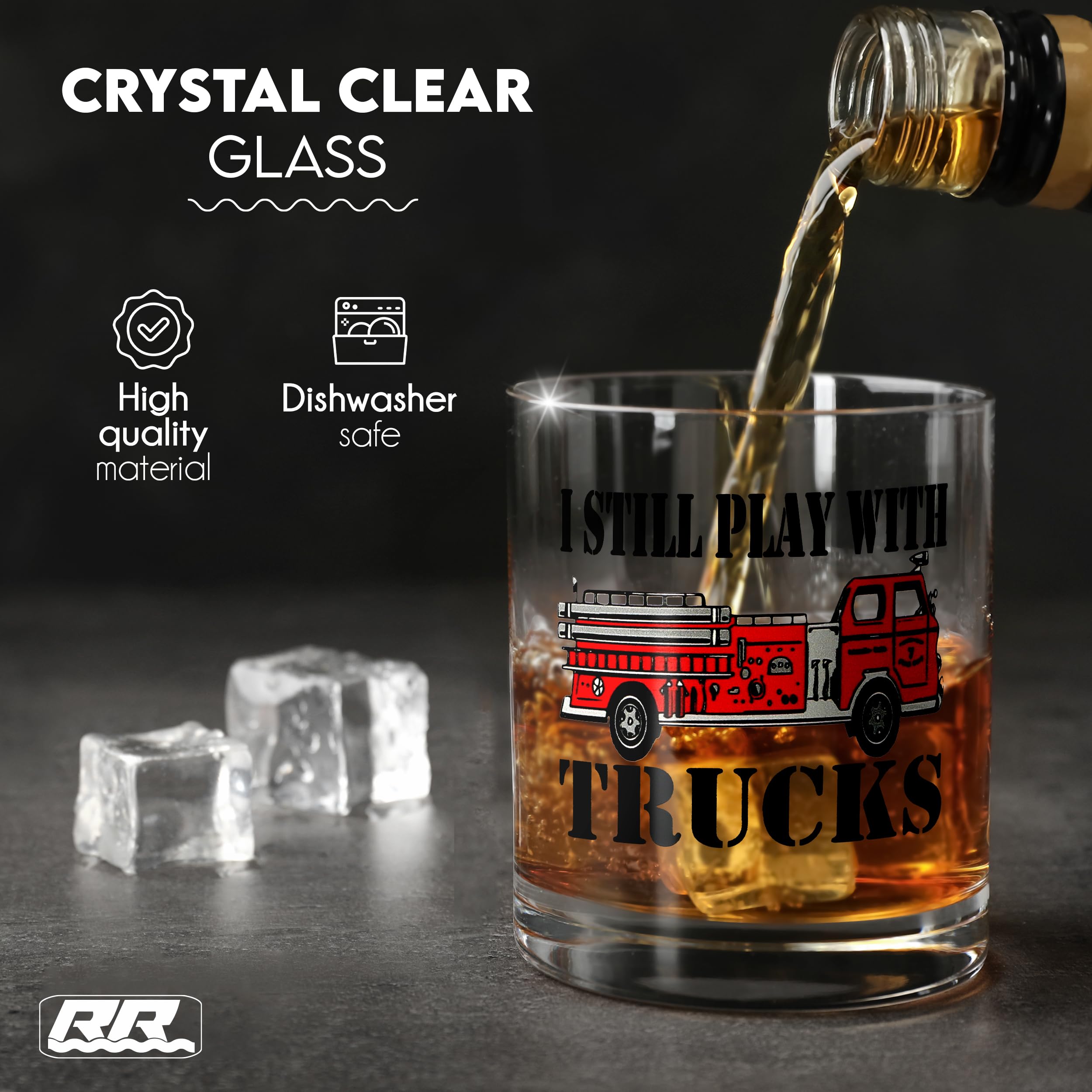 Capacidad de 355 ml para whisky y otros licores.