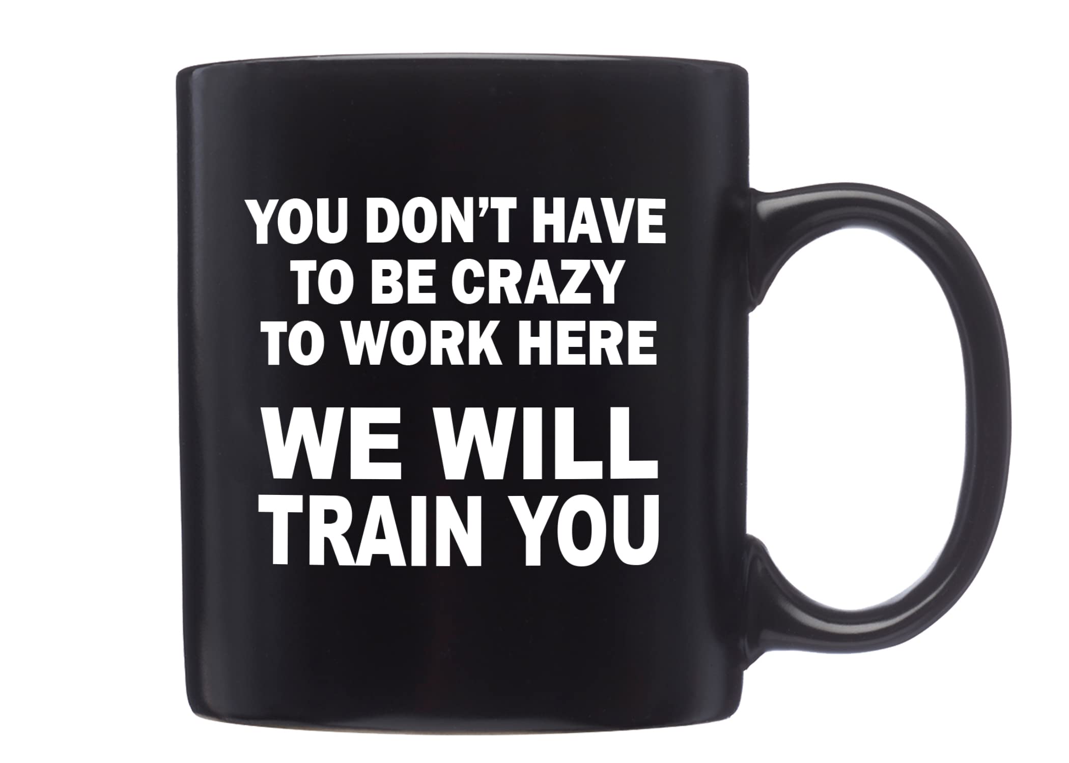 Rogue River Tactical taza negra con diseño sarcástico: regalo ideal para oficina