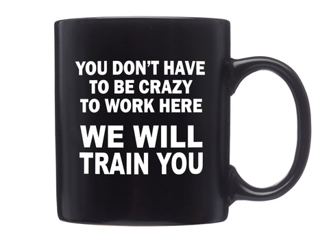 Rogue River Tactical taza negra con diseño sarcástico: regalo ideal para oficina