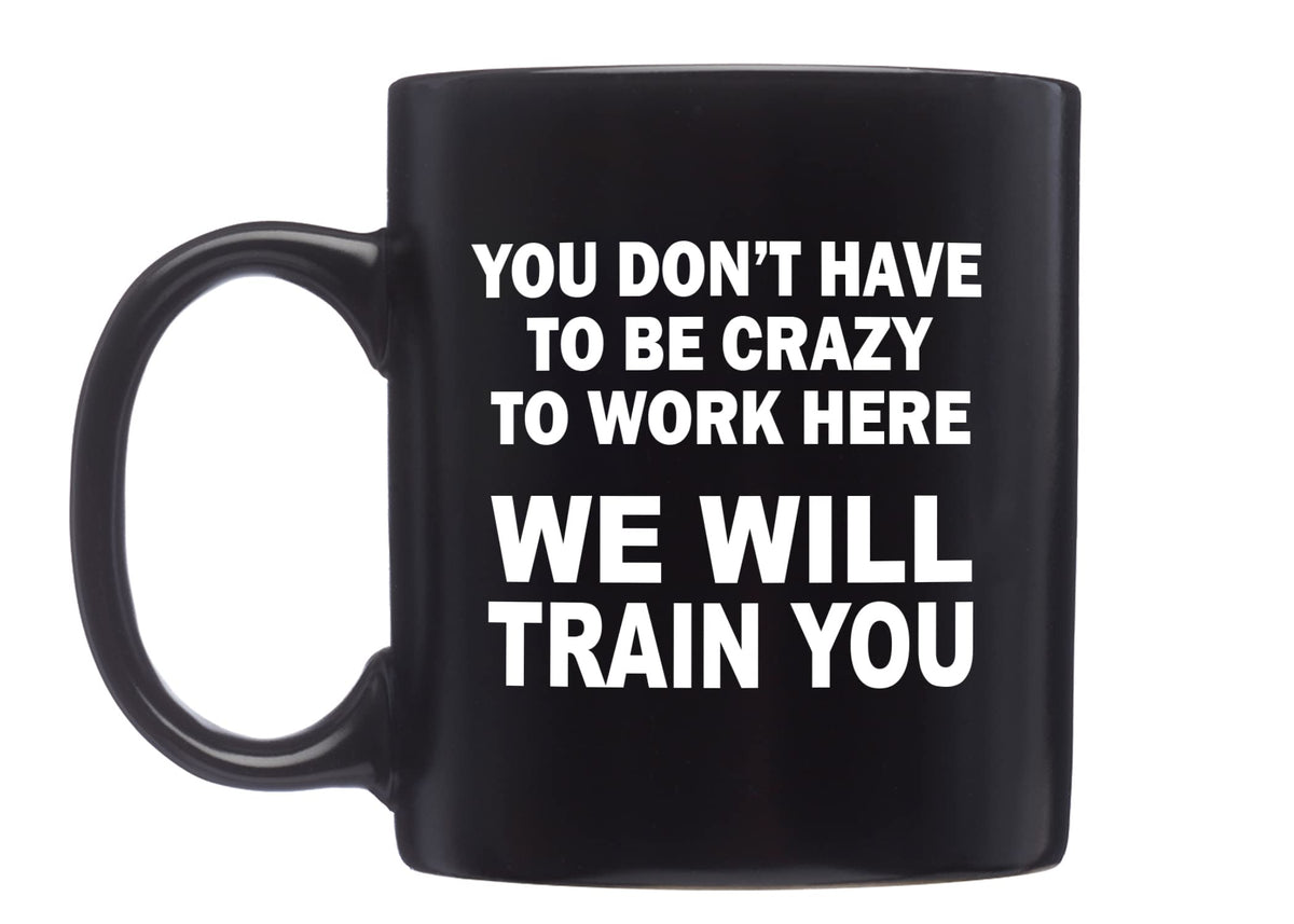 Rogue River Tactical taza negra frontal: empieza el día con humor sarcástico