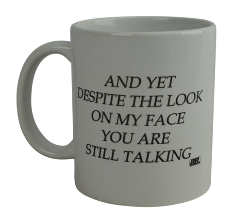 Rogue River Tactical Taza divertida con frase sarcástica, ideal para empezar la jornada en la oficina.