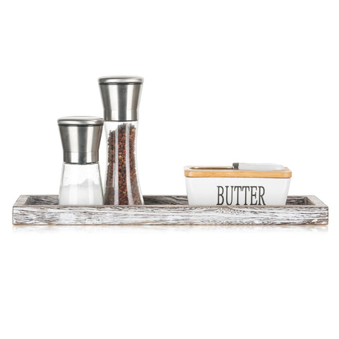 Romadedi bandeja rectangular para centro de mesa con ideas decorativas