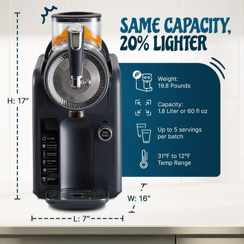 Roman Ventures granizado 1.8 l de capacidad para varias porciones