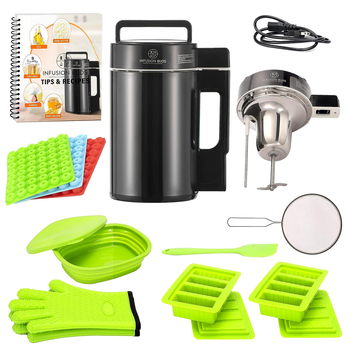 Infusión Buds Butter Infuser de Roman Ventures con decarb box para decarboxilar y controlar olores