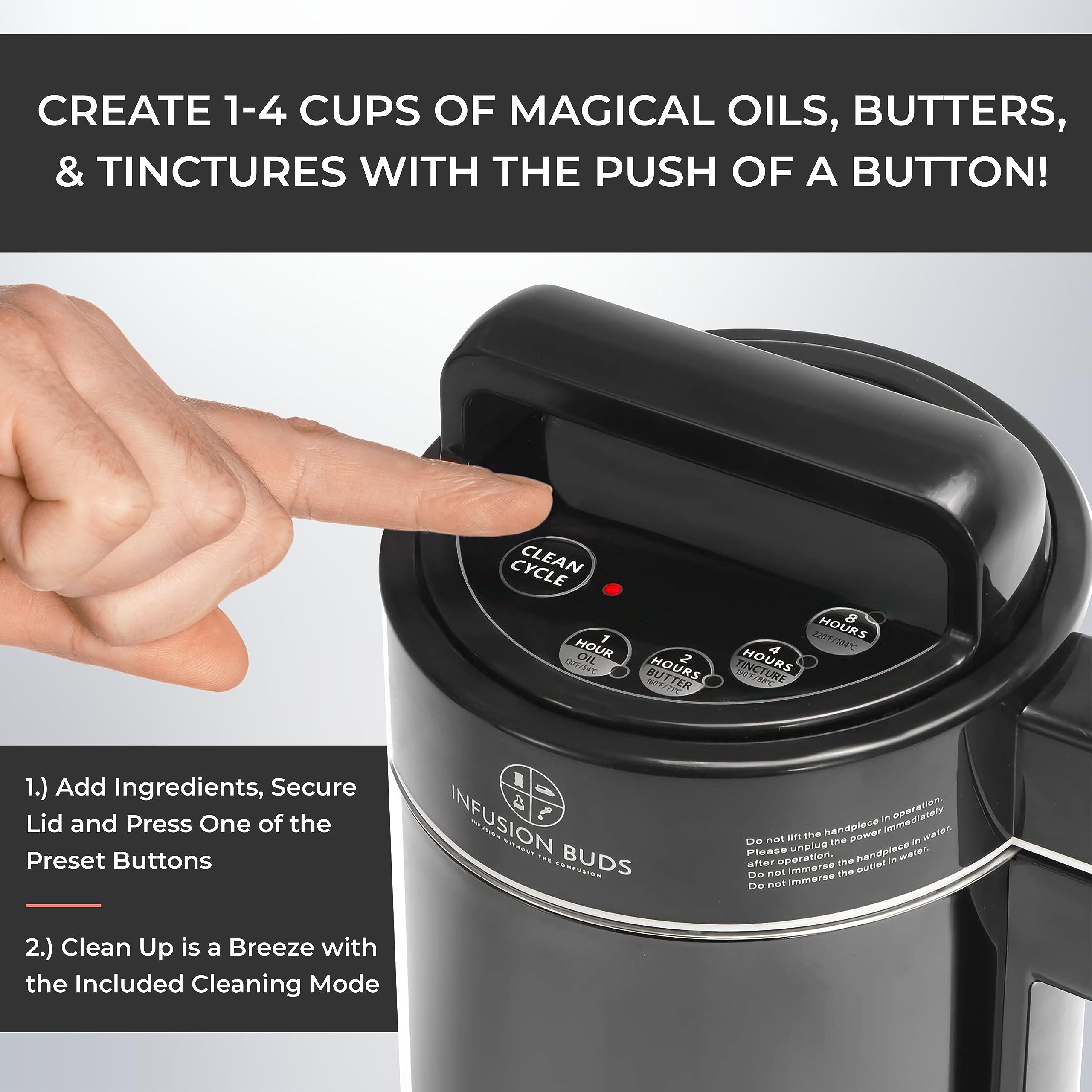 Infusion Buds Butter Infuser con moldes para gomitas para preparar golosinas caseras