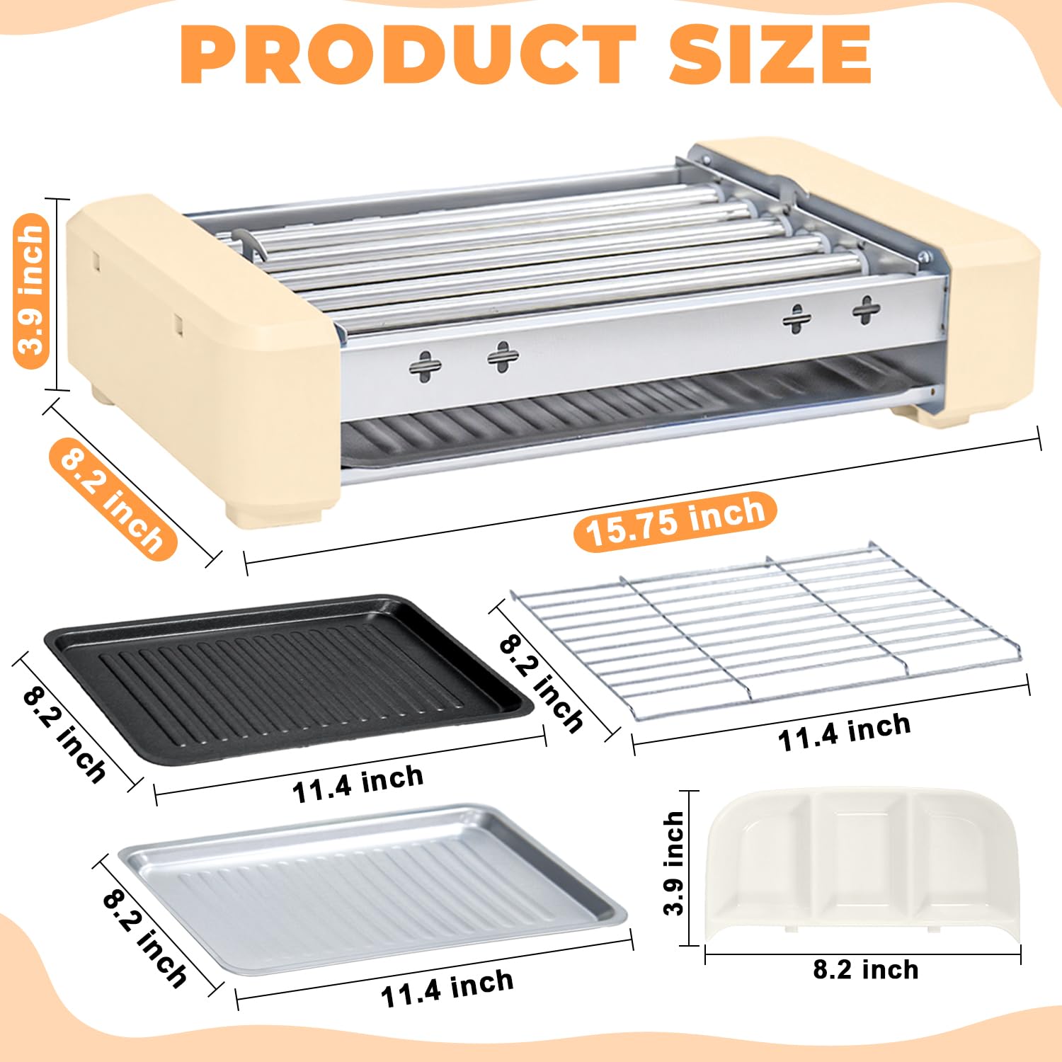 ROMANKAS control de temperatura ajustable para cocinados precisos.