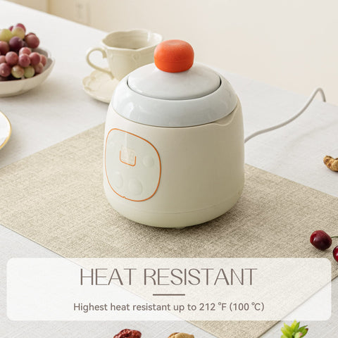 Romanstile mantel resistente al aceite beige fácil de limpiar después de comer.