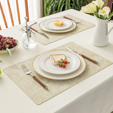 Romanstile mantel tamano 17 pulgadas beige, altura práctica para la mayoría de platos.