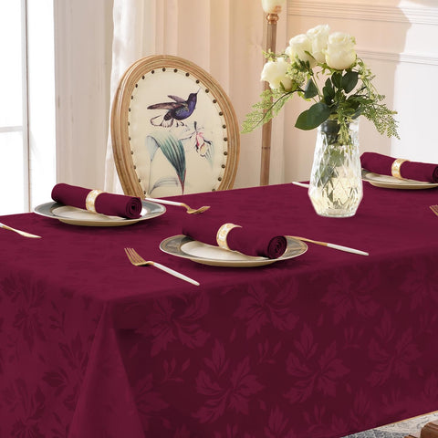 Diseño elegante floral damasco del mantel Romanstile en Burdeos.