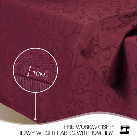 Mantel jacquard pesado de Romanstile, tacto y resistencia.