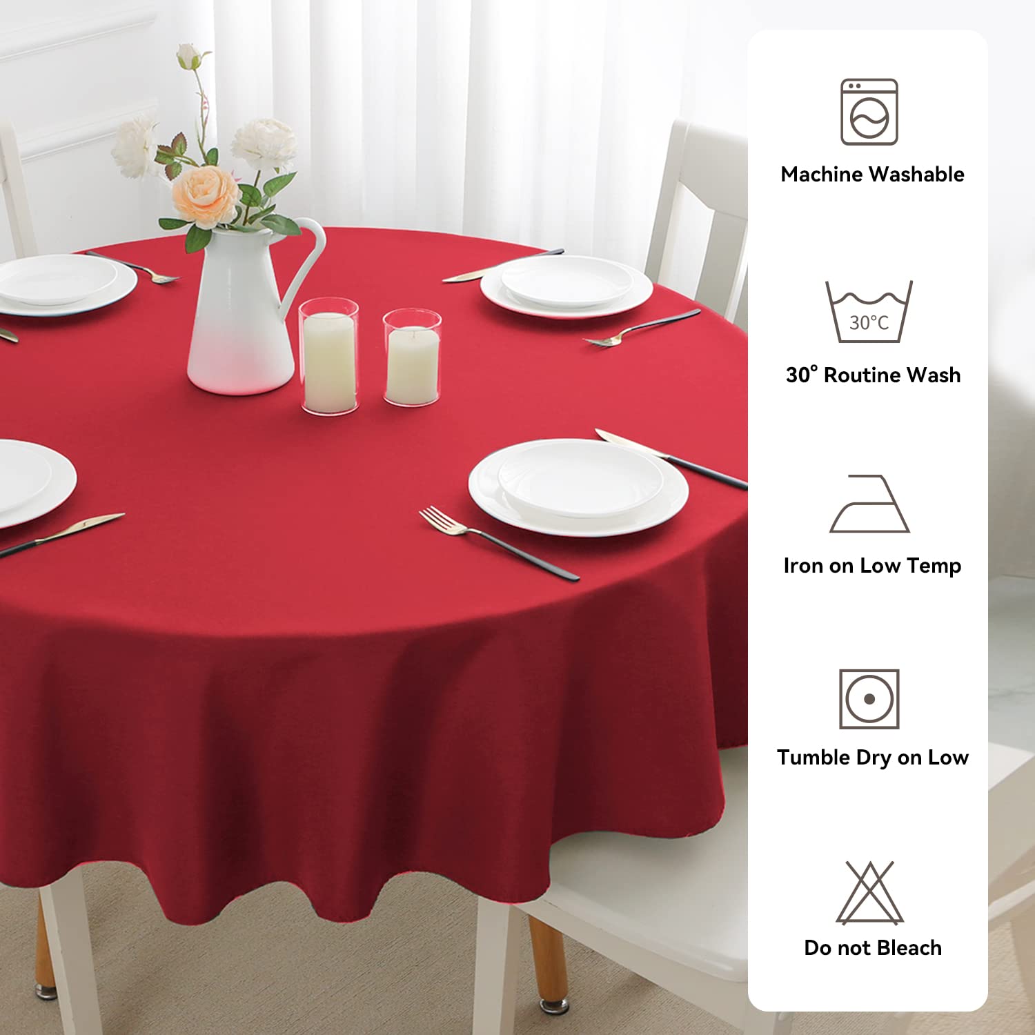 Mantel Romanstile poliester-100, durabilidad confiable