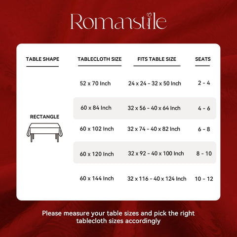 Romanstile mantel jacquard con diseño damasco, añade elegancia al mantel de mesa.