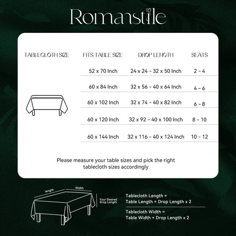 Mantel resistente a derrames, perfecto para cenas y fiestas