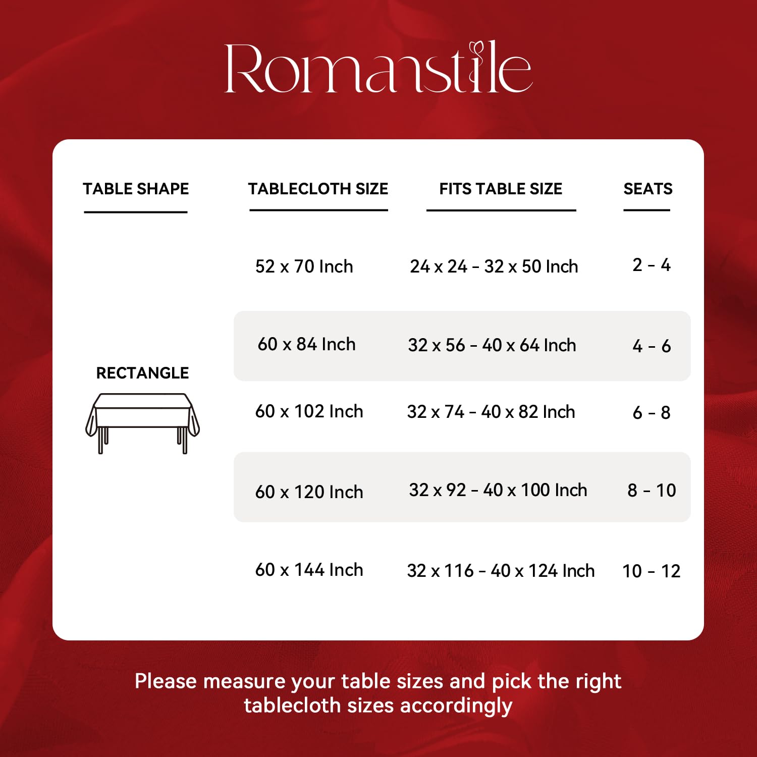 Romanstile Mantel Valentine jacquard, uso en interiores o exteriores con acabado elegante.