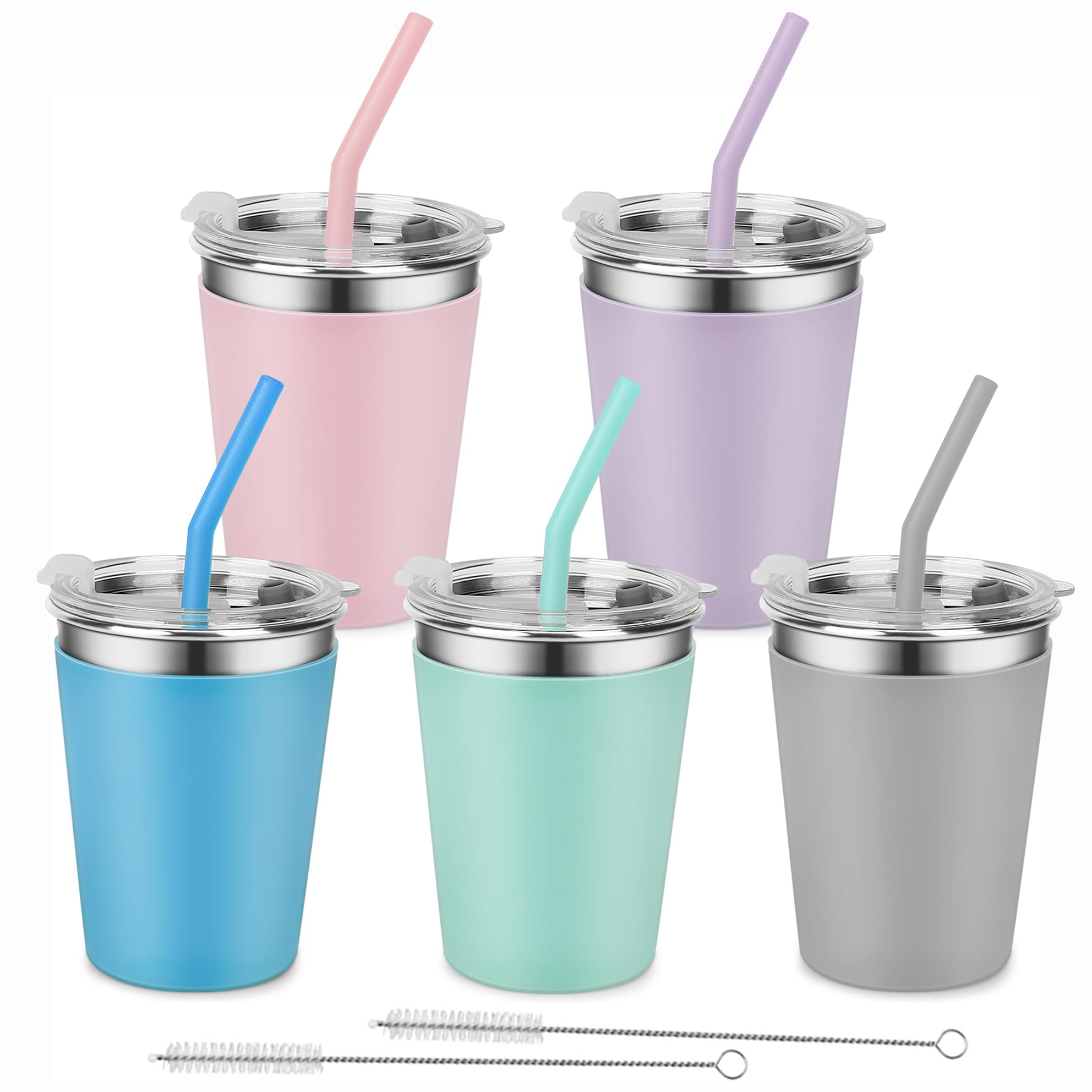 Romemka: taza infantil de acero inoxidable con 5-pack, ideal para uso diario