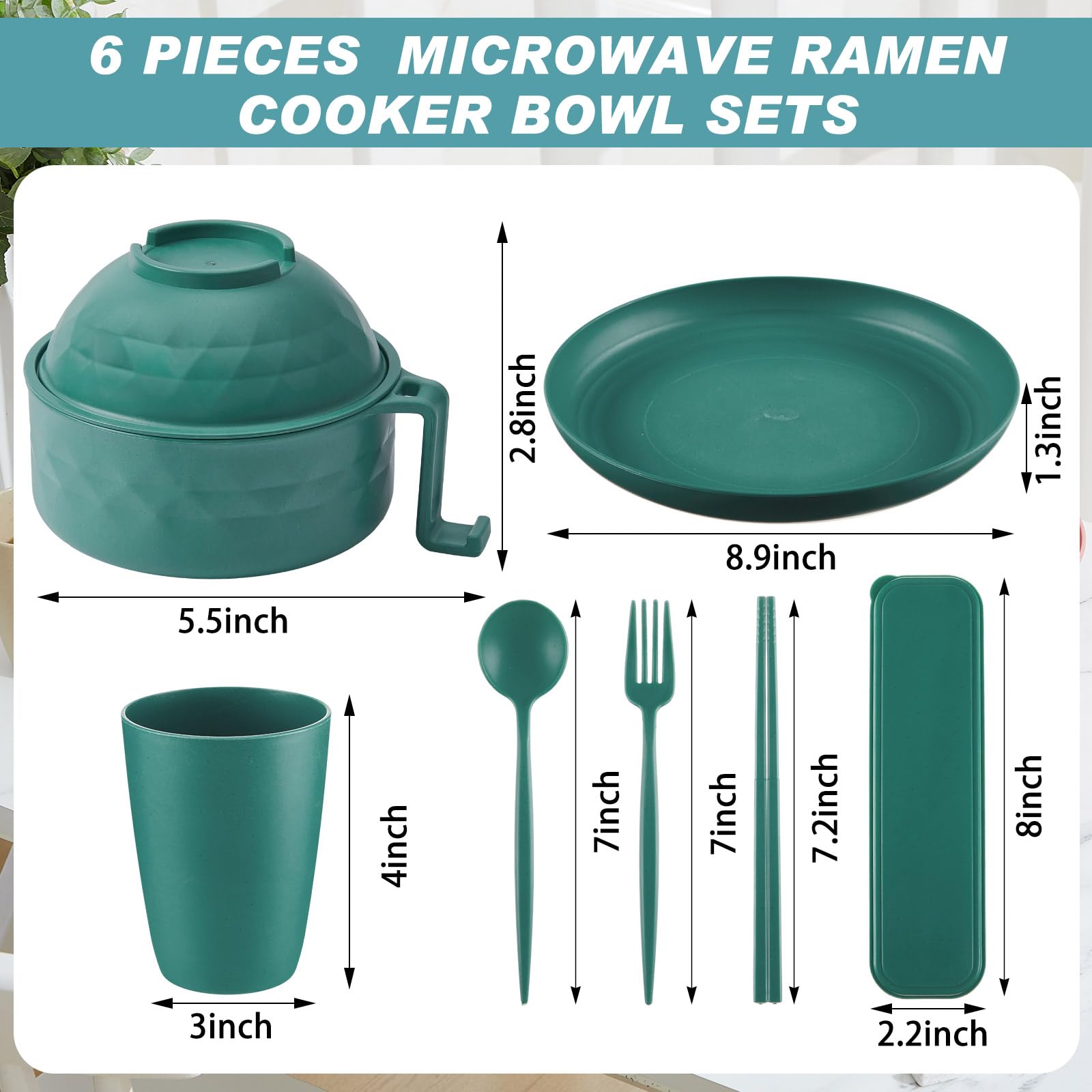 Romooa plato ligero, ideal para comidas diarias y camping.