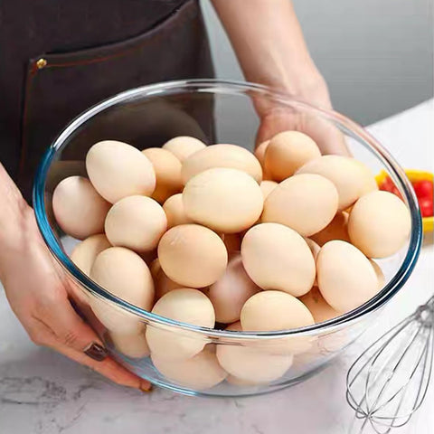 Ronanemon bol vidrio para masa madre y preparaciones caseras en la cocina
