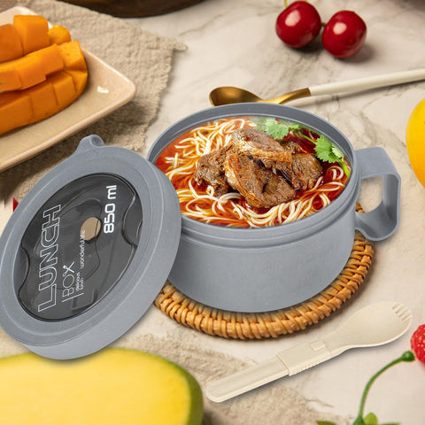Ronanemon: tazón ramen con tapa, ideal para calentar rápidamente.