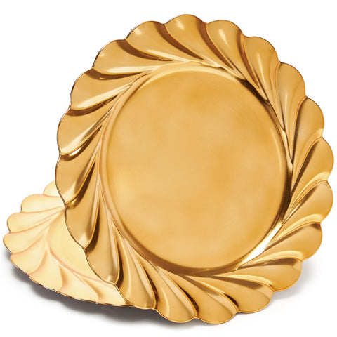 Roncooker placas doradas para bodas y fiestas, realzan la presentación de la mesa.