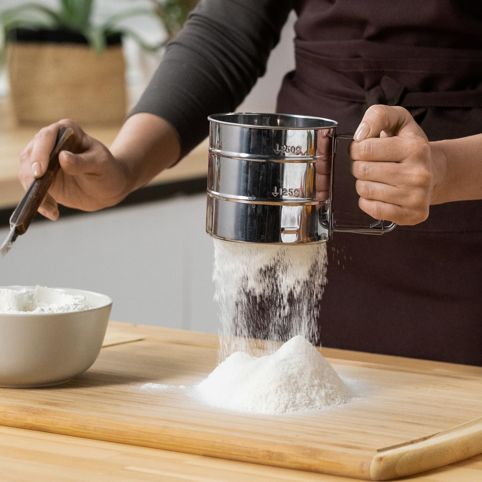 Rondauno fácil de limpiar, ideal para la cocina diaria.