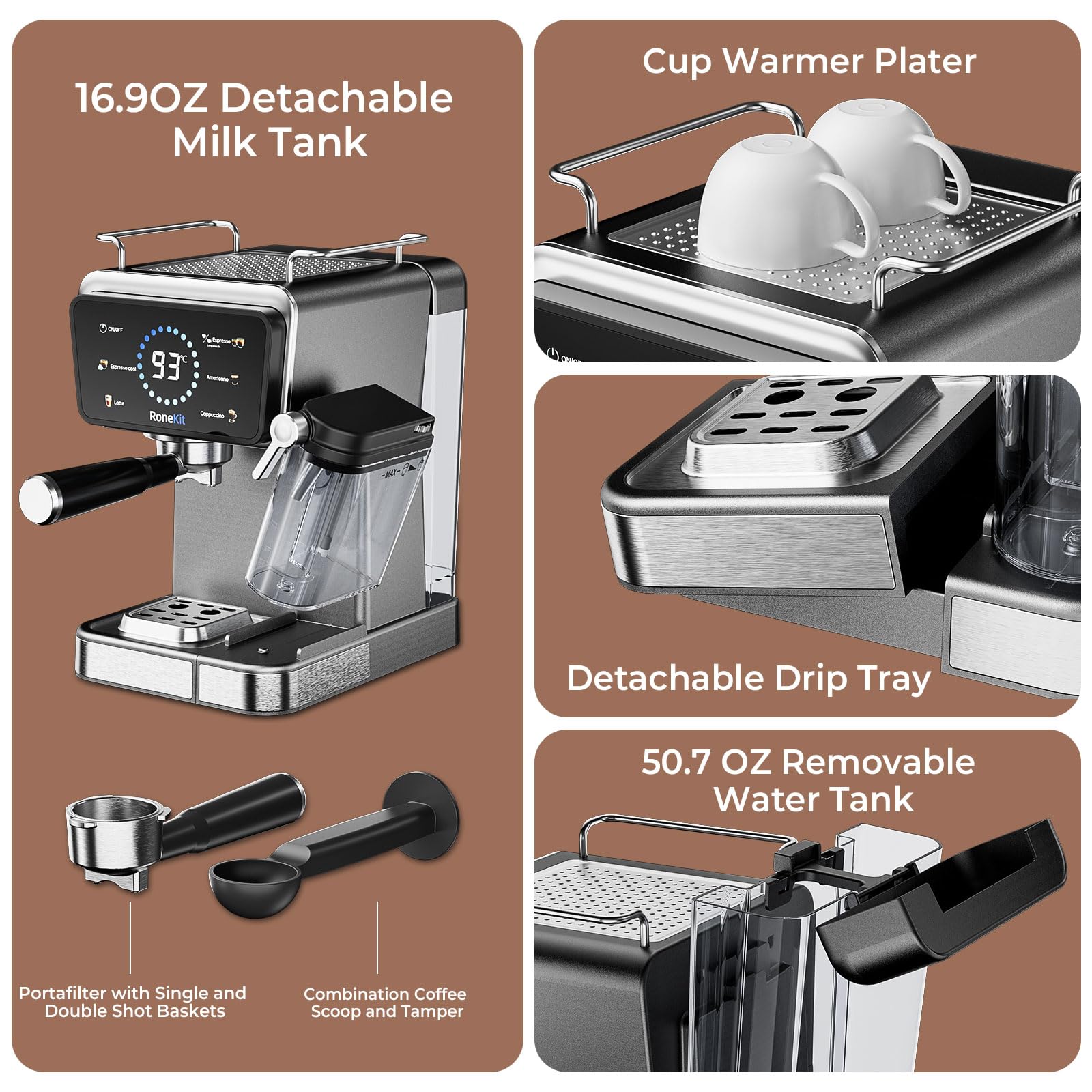 RoneKIT espresso frío para café helado en casa.