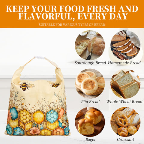 Ronxzas diseño amplio para pan horneado y productos frescos en una bolsa