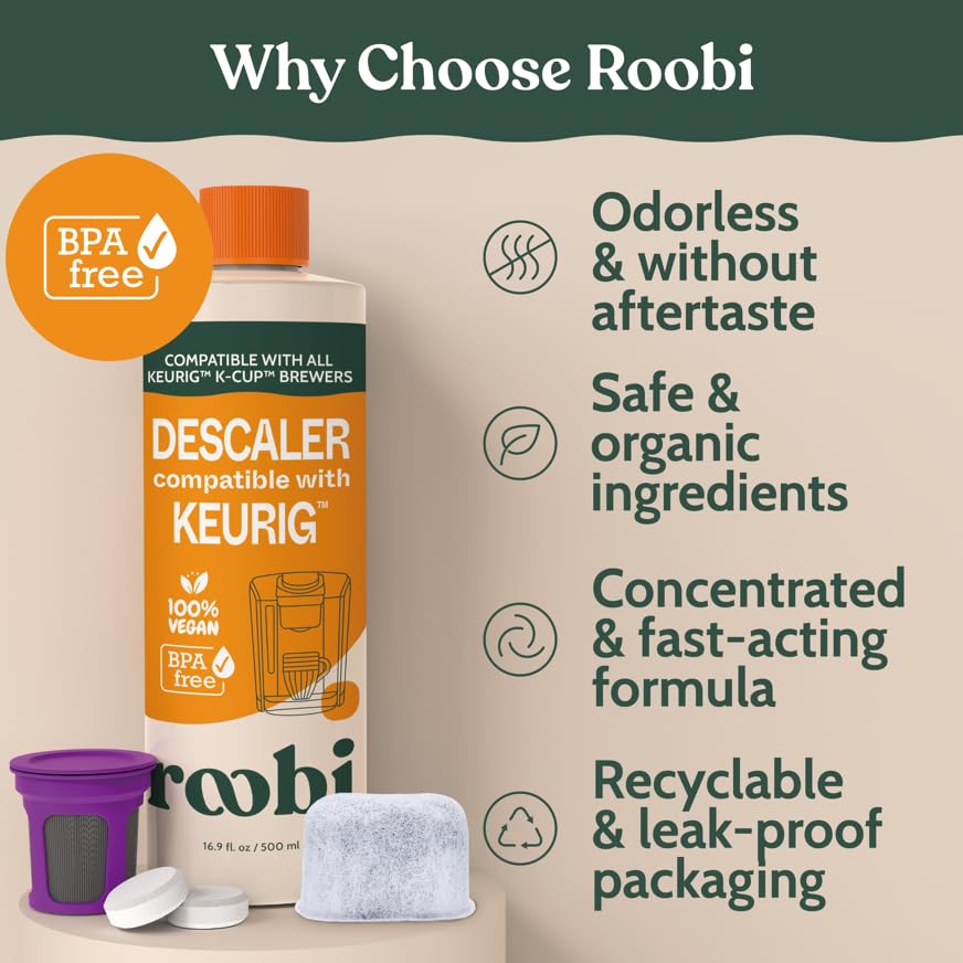 Etiqueta ecológica Roobi, producto vegano y bajo impacto ambiental