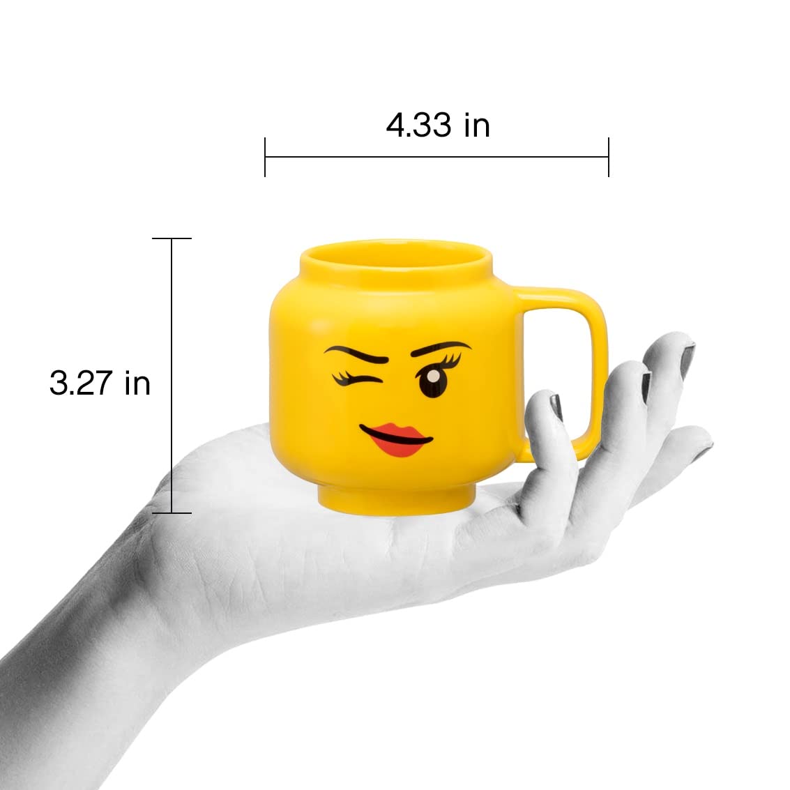 Room Copenhagen Lego: cabeza minifigura, diseño icónico, regalo perfecto para fans.