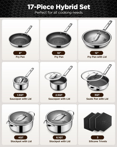 Roomena cacerola de 12 pulgadas con tapa, ideal para guisos y salsas.
