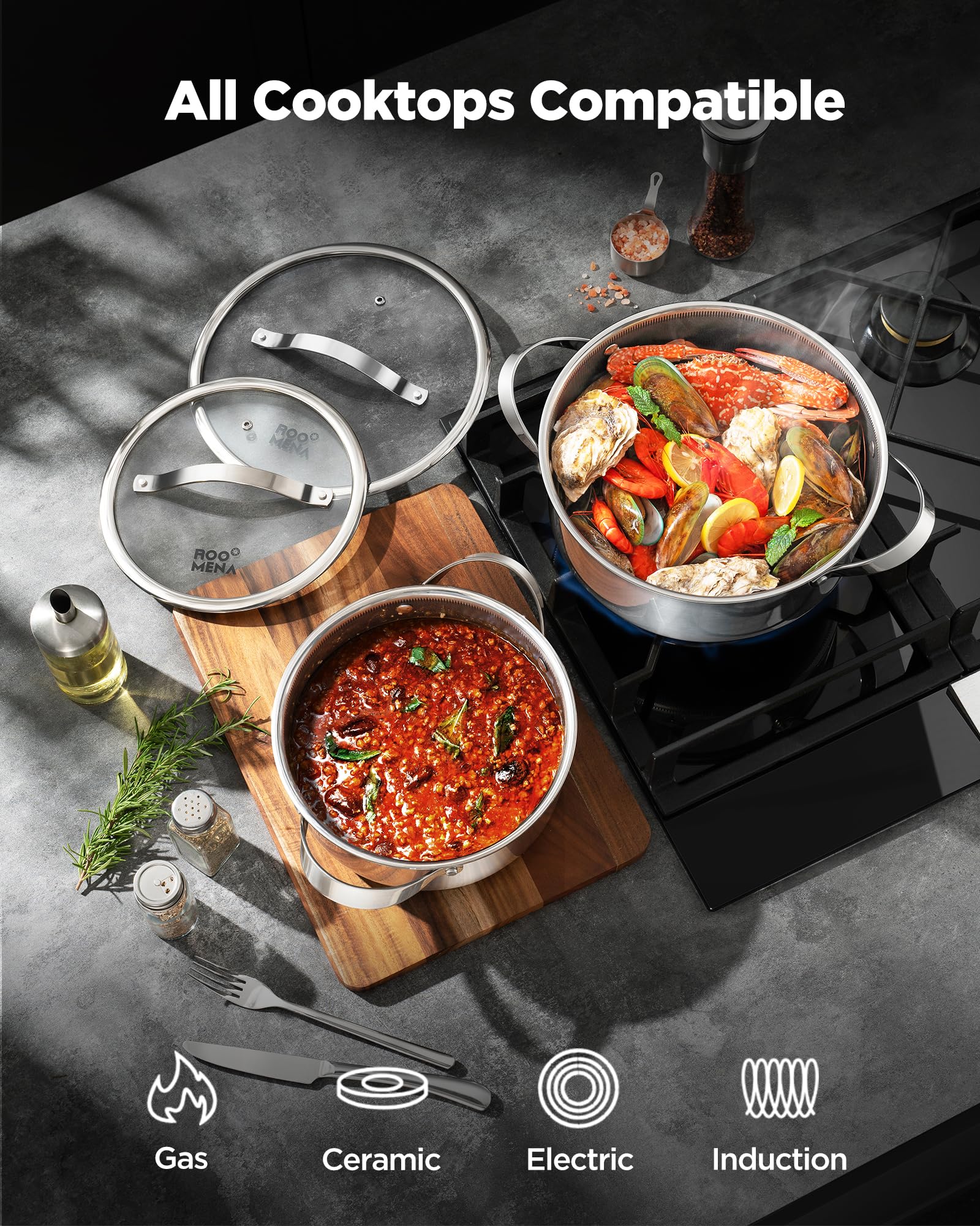 Sartén Roomena apta para inducción y todas las cocinas