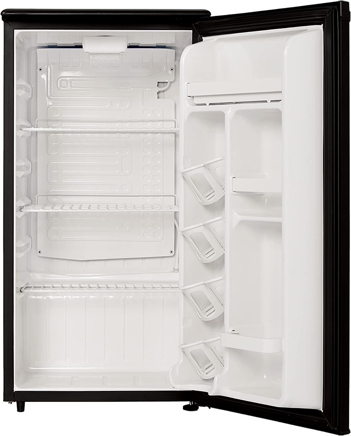 Roomwell E-Star, frente del minirefrigerador, diseño compacto ideal para dormitorio