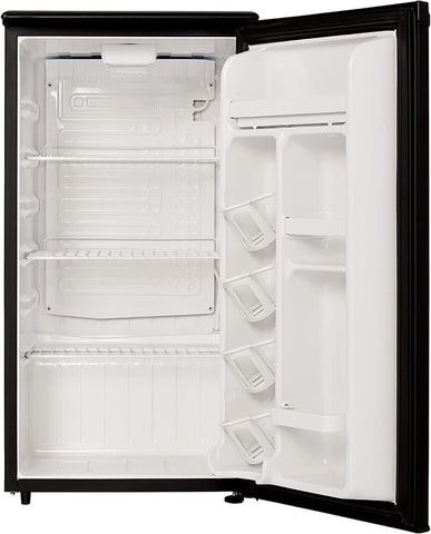 Roomwell E-Star, frente del minirefrigerador, diseño compacto ideal para dormitorio
