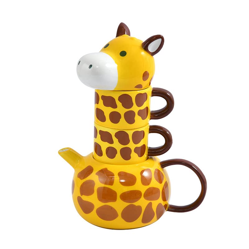 RORA Tetera jirafa con diseño único para la mesa