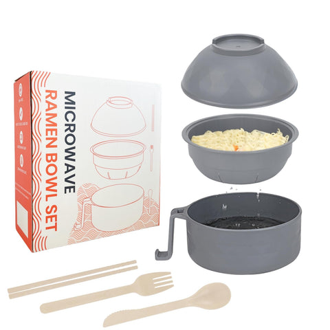RORBAM cocedor ramen microondas: práctico para comidas rápidas en casa o en la oficina.