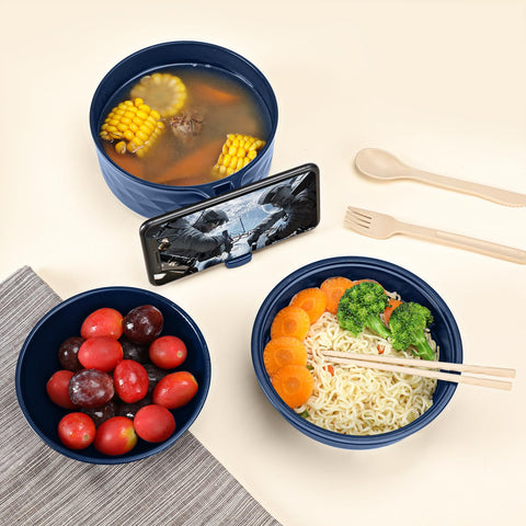 Cuenco ramen con drenaje RORBAM para escurrir y servir.