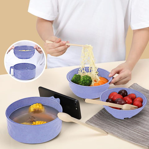 RORBAM materiales eco-amigables de paja de trigo y PP sin BPA.
