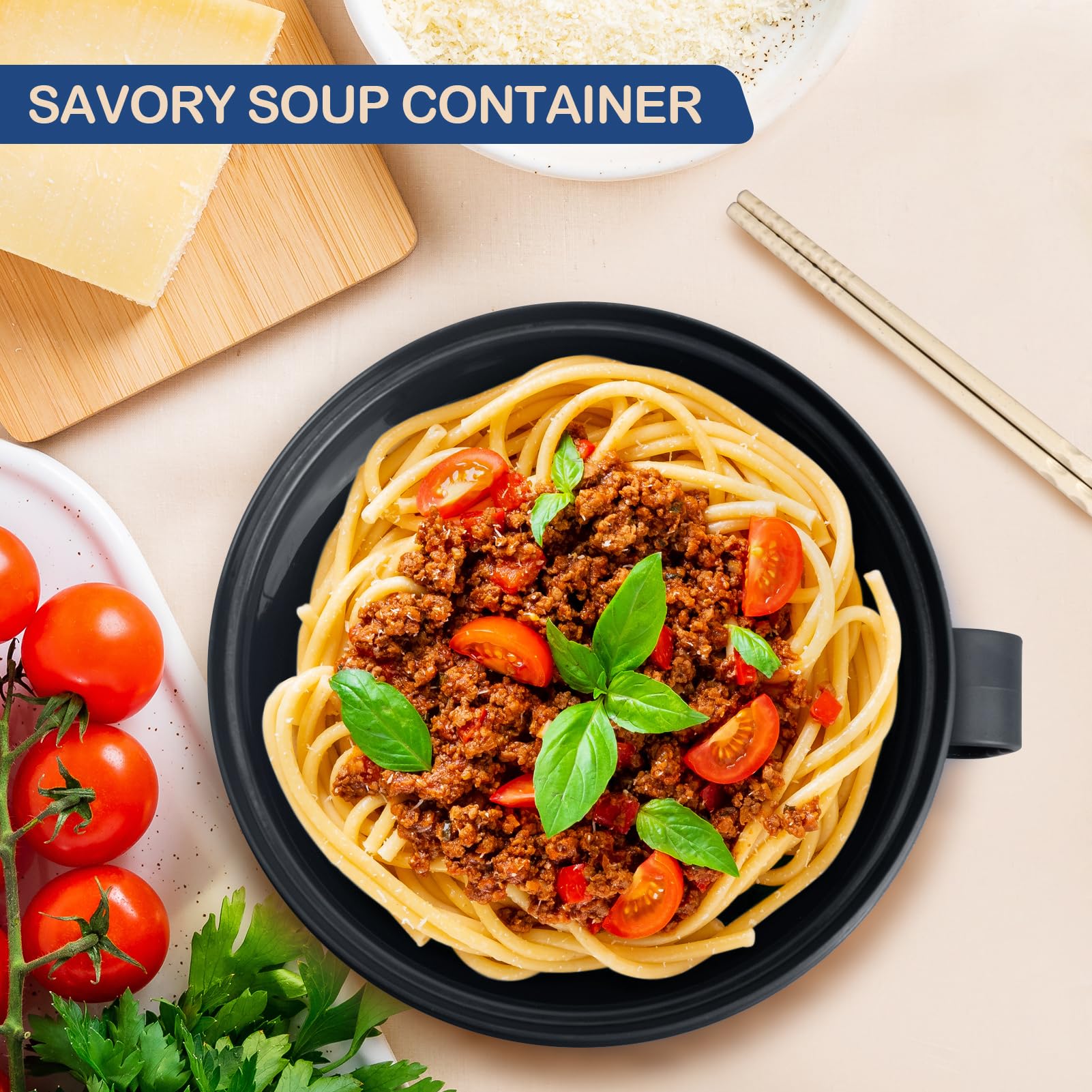 RORBAM Ramen Cooker apto para lavavajillas para limpieza fácil