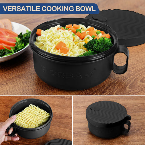 RORBAM Ramen Cooker drenaje cómodo al inclinar para verter