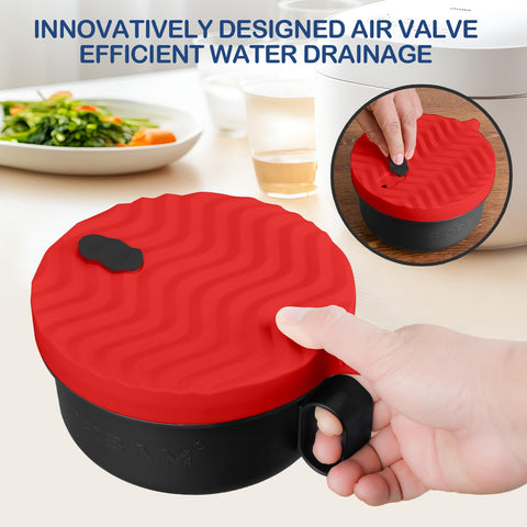 RORBAM tazón ramen diseño ergonómico con asa segura