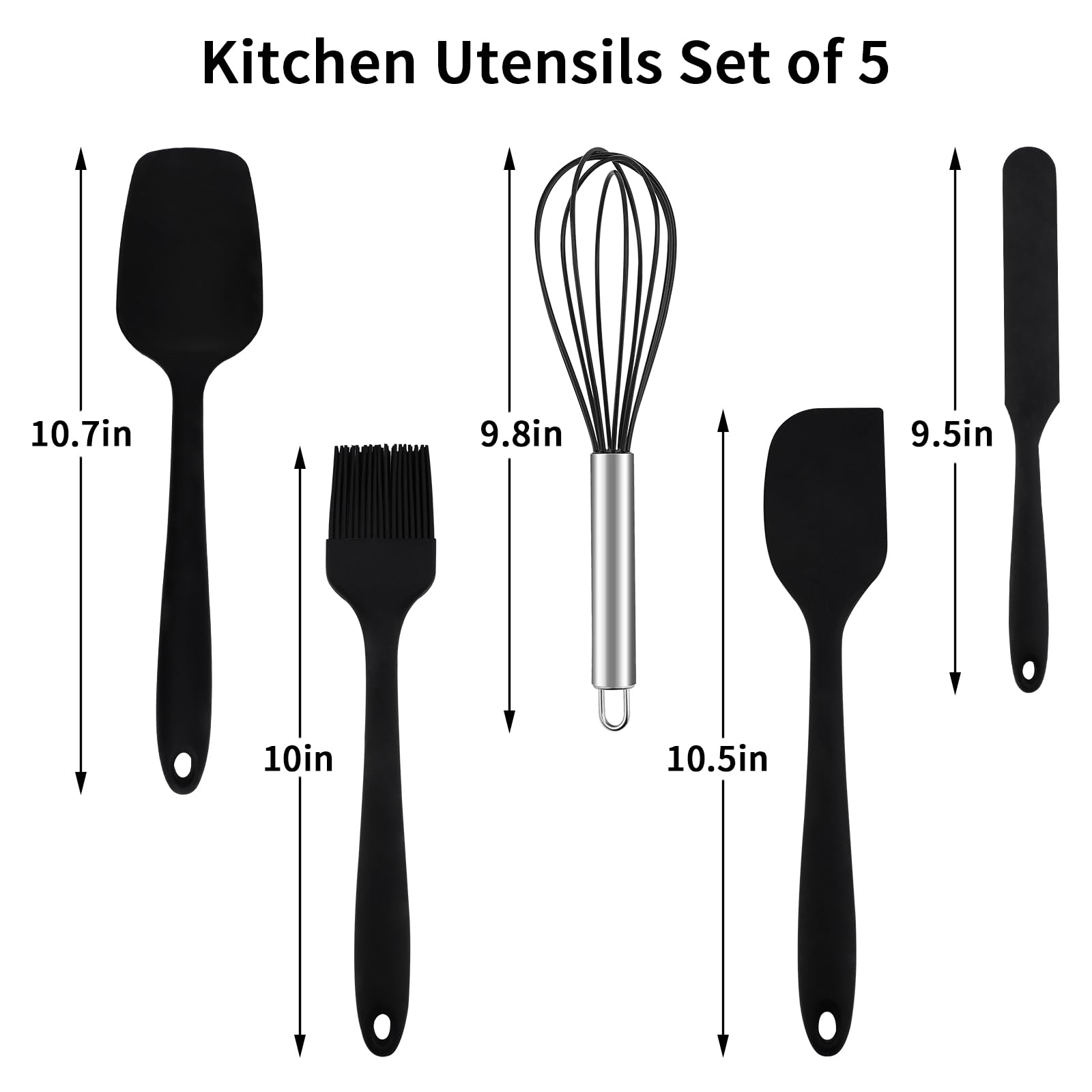 Rorence set de utensilios de cocina incluido para mezclar y cocinar.
