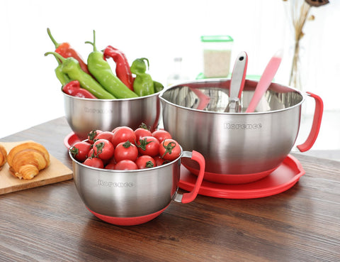 Rorence tazones apilables para ahorrar espacio en la cocina.