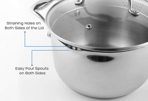 Gran capacidad para preparar pastas, guisos y sopas para toda la familia