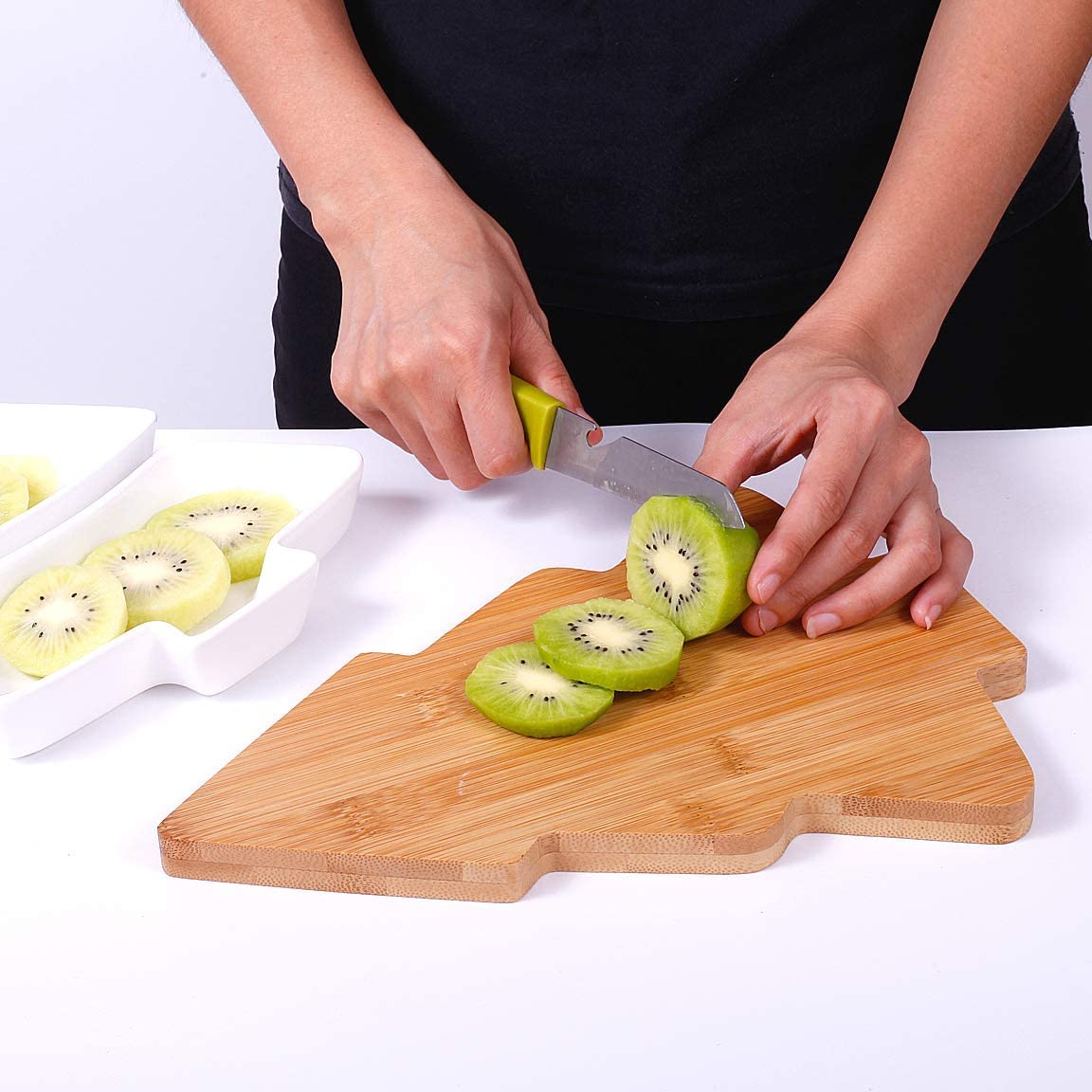ROSE CREATE platos aperitivos blancos, perfectos para degustaciones en mesa