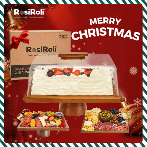 Rosiroli bandeja charcutería 14x11 ideal para quesos y frutas.