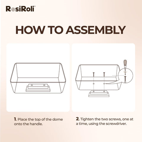 Rosiroli presentación para bodas y fiestas con estilo sobrio.