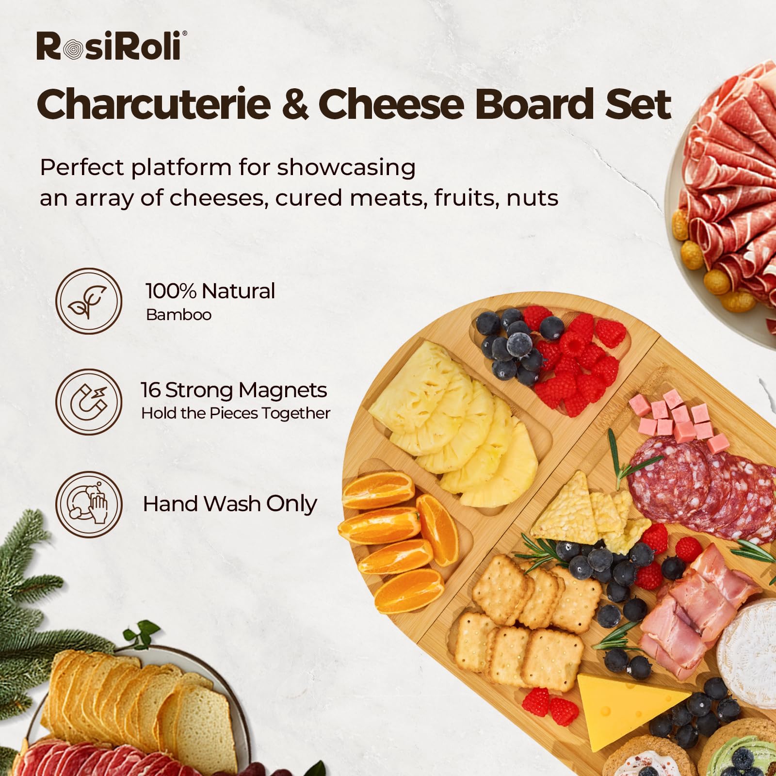 RosiRoli empaque elegante, ideal como regalo para casa o bodas.