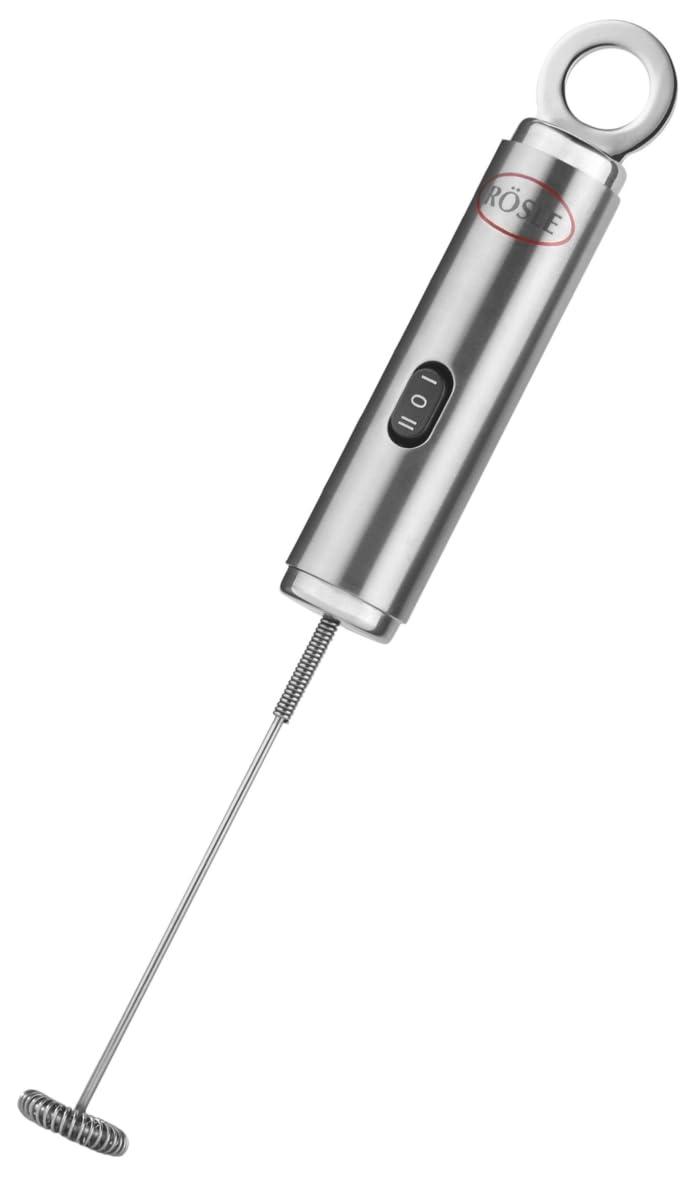Rösle 12961 batidora eléctrica de líquidos, doble velocidad para espumar bebidas