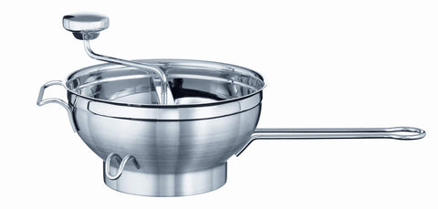 Rösle molino de alimentos con mango ergonómico, ideal para uso diario.